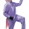 Unicorn Halloween Costume Adult Purple Jumpsuit with Rainbow Horn and Tail Magical Design